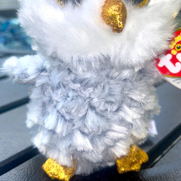 Ty Beenie Baby Boos Owlette NWT Stuffed Animal Plush Stuffie Kids Toy 6" Owl - Picture 11 of 14